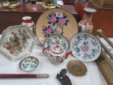 A mixed lot of oriental china.