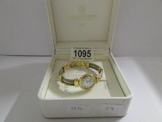 A Michel Herbelin, Paris ladies wrist watch with certificate and case.