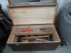 A tool chest with contents.