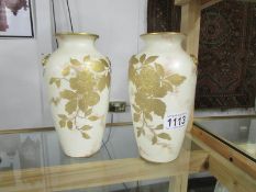 A pair of Wedgwood vases.