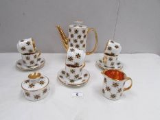 A 15 piece Irish porcelain coffee set.