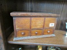 A small Victorian 3 drawer chest.