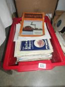 A box of assorted railway magazines from 1930/40/50's including The Railway Magazine,