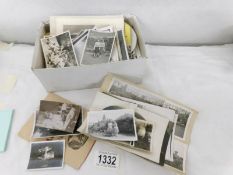 A small box of old photographs.