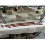 3 violin bows,