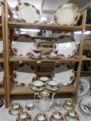 22 pieces of Royal Albert Old Country Roses tea ware and a Royal Albert Lady Hamilton pattern tea