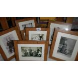 7 framed and glazed 'Freak' photo's.