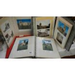 4 albums of photographs and post cards on Lincolnshire churches.