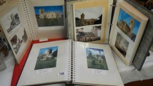 4 albums of photographs and post cards on Lincolnshire churches.