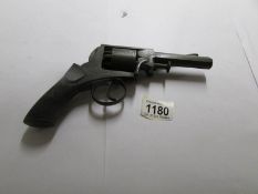 A British second model tranter revolver .54 muzzle loader.