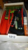 A quantity of Thomas the Tank Engine Ertl die cast toys and accessories.