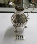 An early Victorian silver three footed jut, Hall marked Robert Williams, London, 1846,