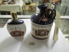 An unopened flagon of Pusser's British Navy 'Nelson's Blood' rum for Trafalgar bicentenary and an