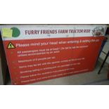 A Pleasure Island furry friends sign (The Parks Monorail)