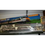 A Hornby 00 gauge model railway R696 Intercity 125 train set including 91 electric locomotive and