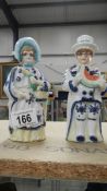 A pair of Victorian nodding figures,