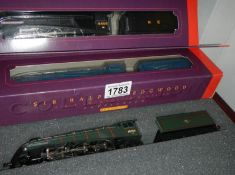 3 Hornby Sir Ralph Wedgwood collection:- class A4 steam locomotives and presentation case,