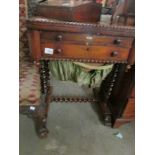 A 19th century Gillows work/sewing table.