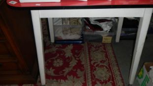 A formica topped table.