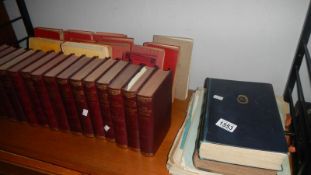 A collection of bound Dickens books etc.
