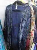 12 evening jackets, mainly free size, highly decorated with beading and embroidery.