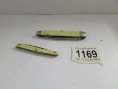 An early George Wostenholm penknife and another early pen knife.