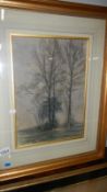 A fine framed & glazed woodland scene by Moseley artist G.H.