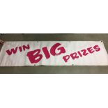4 'Win Big Prizes' stall banners
