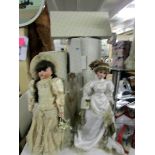 3 boxed Franklin Heirloom dolls, Princess Grace, Kristina and The Bebe Bru,