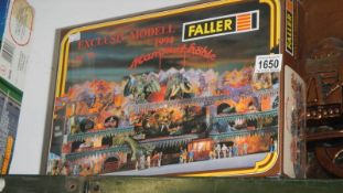 A limited edition 1994 Faller fairground model mammoth cave ghost train H0-460