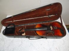 A rare violin with Nicolaus Amati Cremonensis Faciebat on label