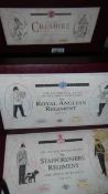 3 boxed Britain's limited edition sets:- 5189 'The Cheshire Regiment',