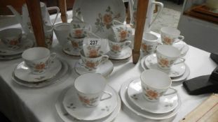 A German porcelain tea set.