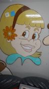 A funhouse lady character (Great Yarmouth Pleasure Beach)