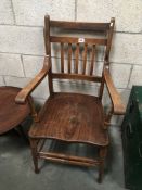 A 19th Century carver / arm chair