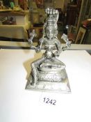 A heavy metal of Indian Deity figure 'Shiva'.
