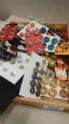 A good lot of vintage buttons.