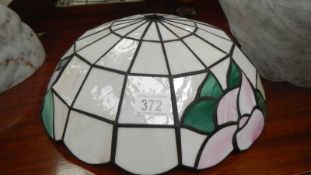 A Tiffany style lamp shade