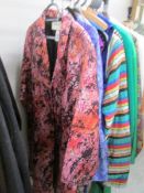 16 assorted garments including jackets, waistcoats, long lightweight coats, various sizes,