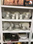 A Poole Pottery dinner service set (approximately 90 pieces) & a quantity of cutlery etc.