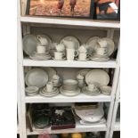 A Poole Pottery dinner service set (approximately 90 pieces) & a quantity of cutlery etc.