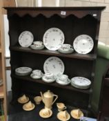 An oak dresser top