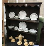 An oak dresser top