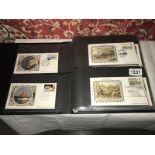 An album of 96 mint GB first day covers, 1980's onwards, VGC, civil war, fabric science,