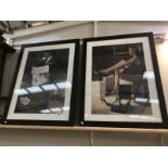 2 framed and glazed prints by Myles Sullivan