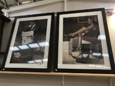 2 framed and glazed prints by Myles Sullivan