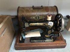 A Singer sewing machine