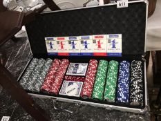 A New Pro poker set & cards