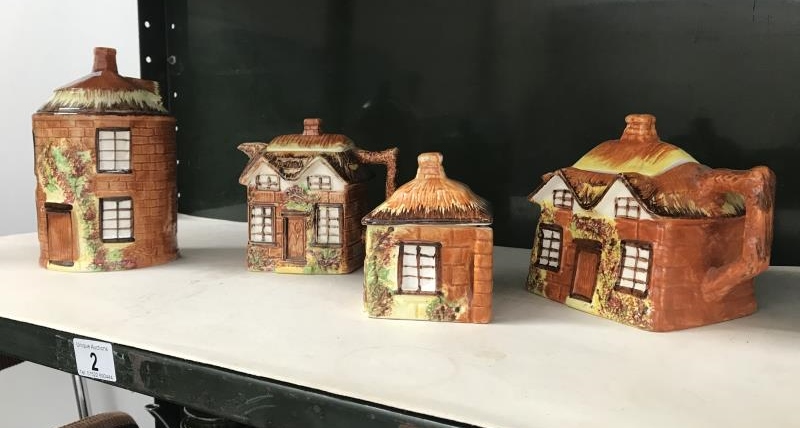 4 pieces of Price Kensington cottage ware