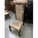 A Victorian prie deux chair.